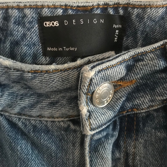 High Waisted Loose Taper Jeans  Size 25 - Picture 4 of 6